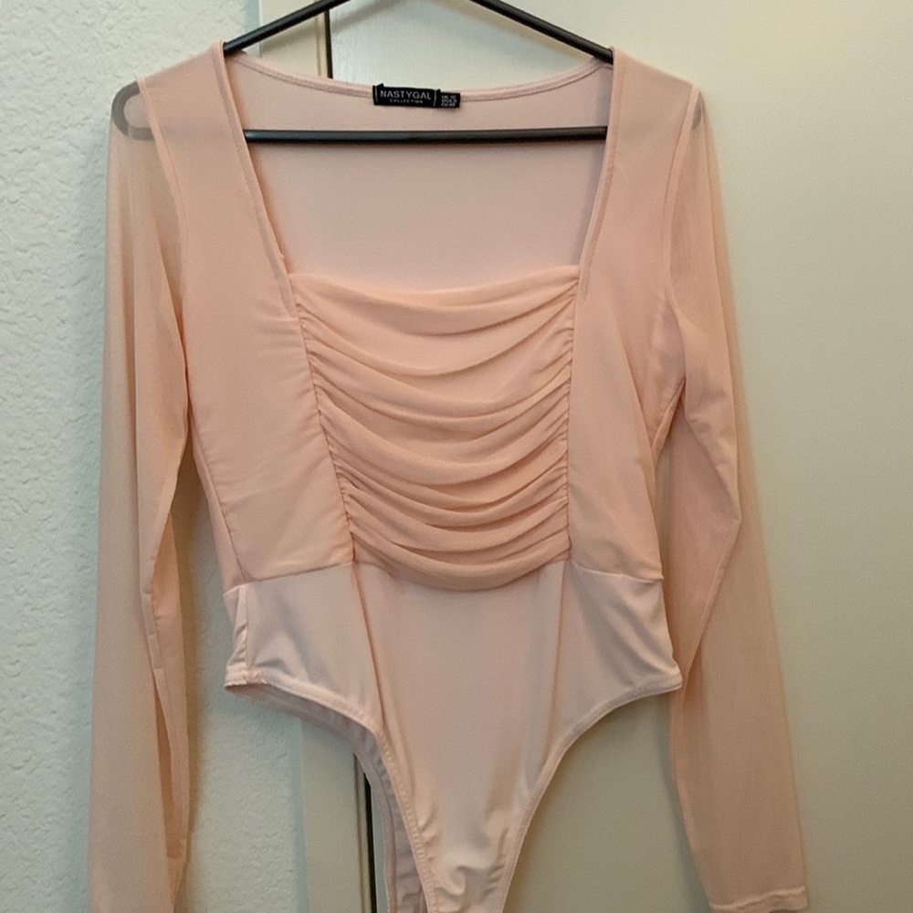 Blush Mesh bodysuit